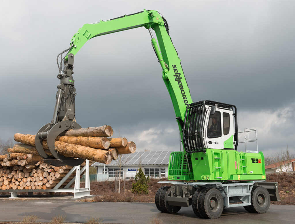 718 M E-series in Material Handlers by Sennebogen