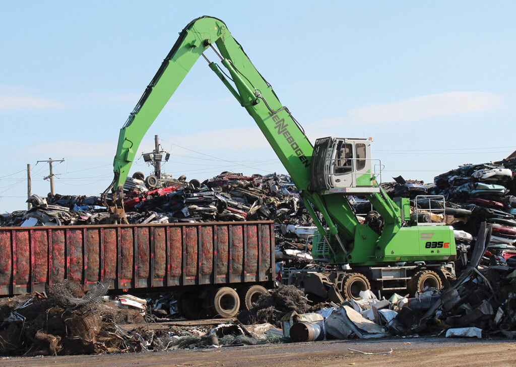835 M E-series in Material Handlers by Sennebogen