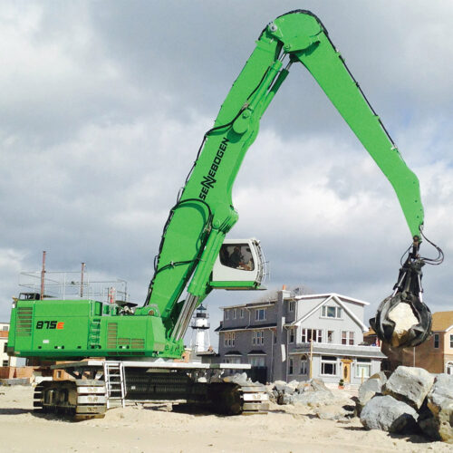 Green Hybrid 875 R-HD E-series Material Handlers