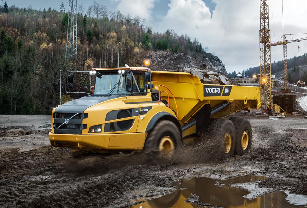 Motorart Volvo A40G Articulated Hauler Dump Truck Diecast